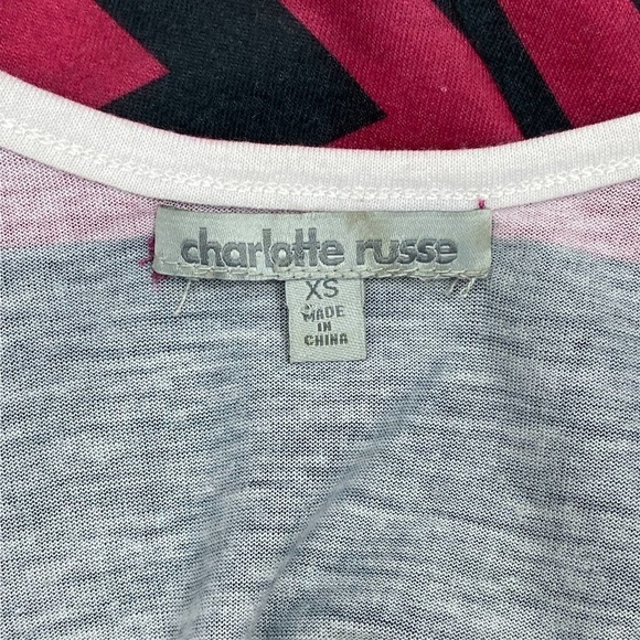 CHARLOTTE Russe Multicolored Aztec Print Sequined Front Tank Top - Picture 9 of 12